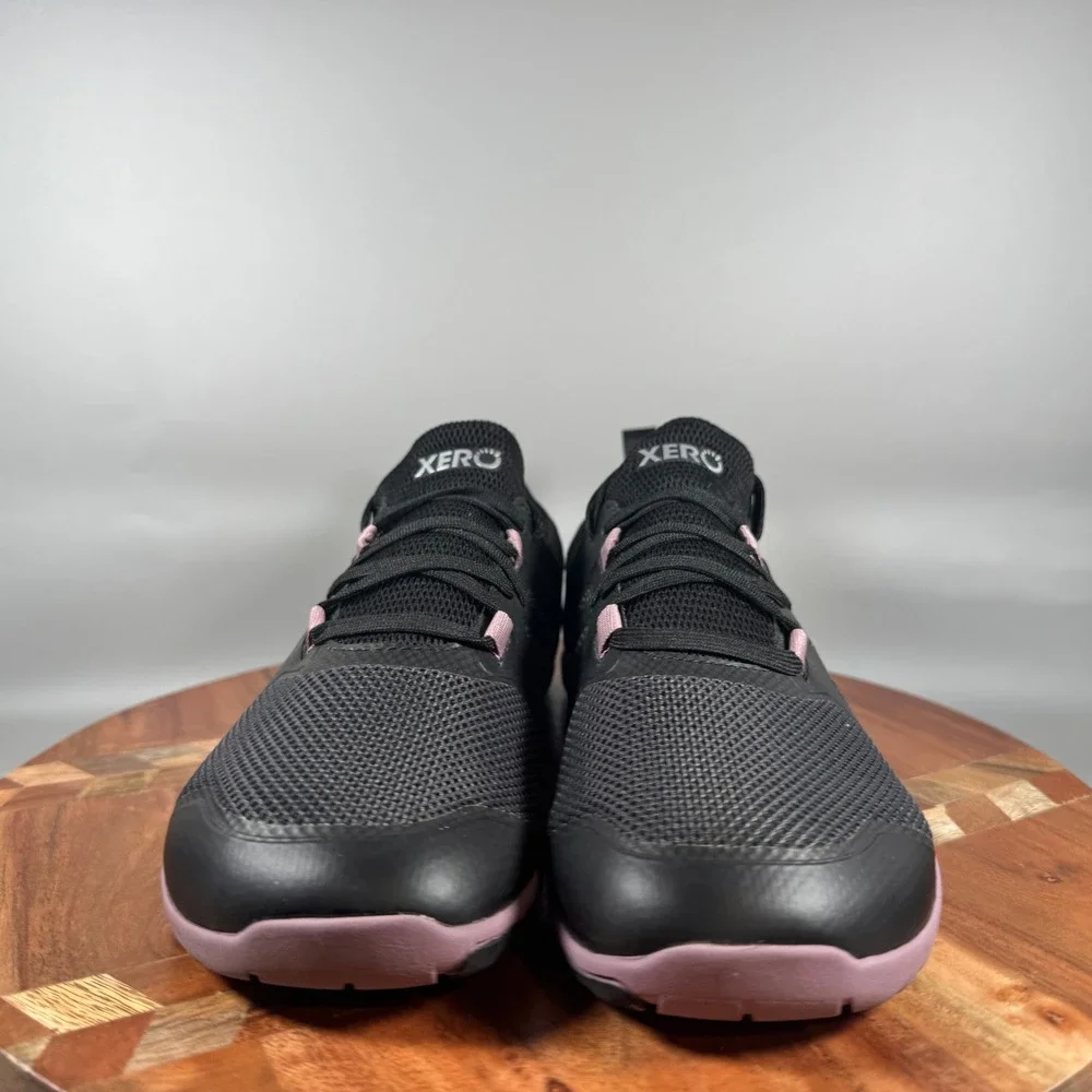 Xero Shoes Forza Runner Women 10 Black Mauve Barefoot Minimalist Shoe F220615W